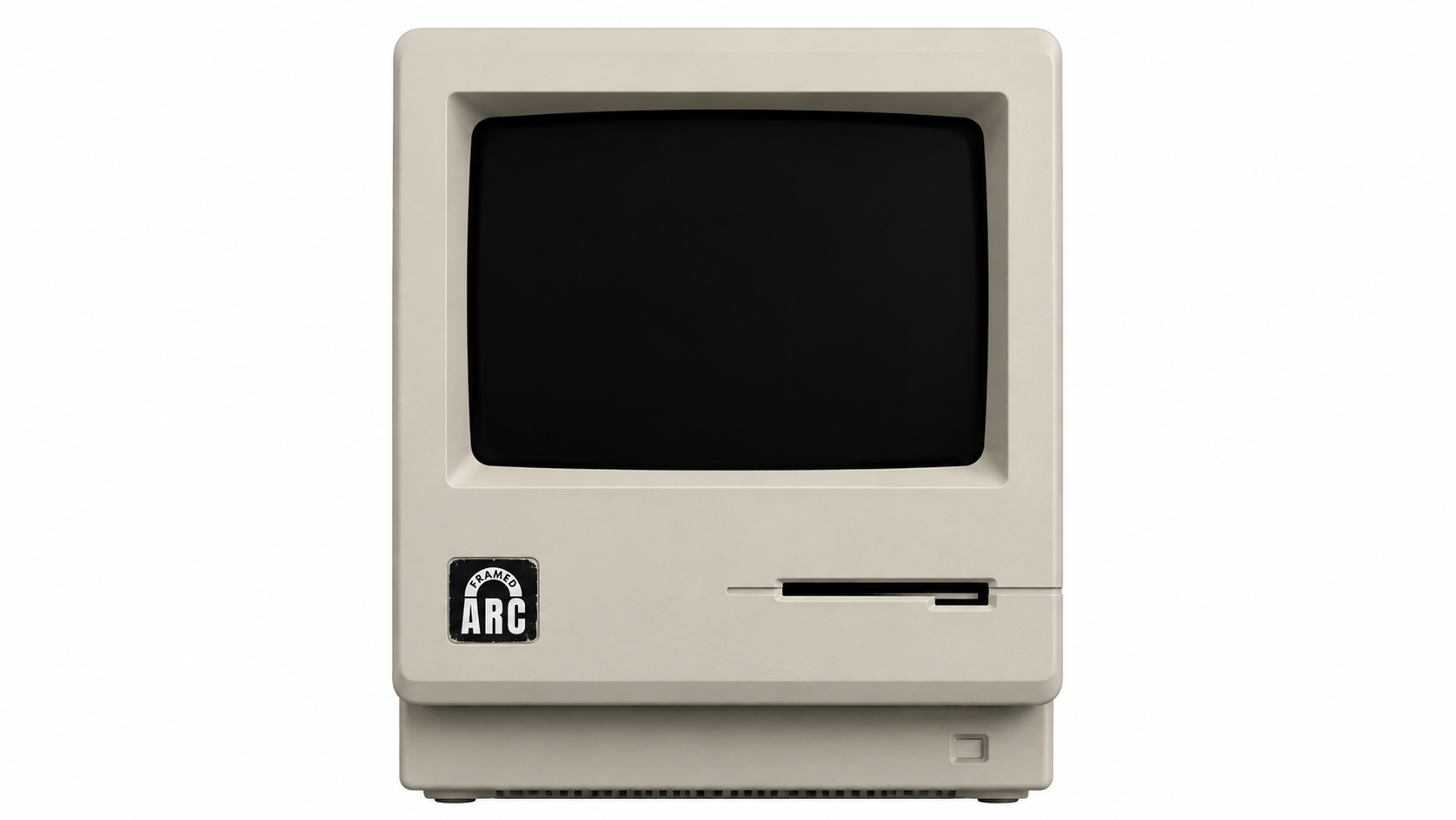 Classic Macintosh computer displaying the projects window